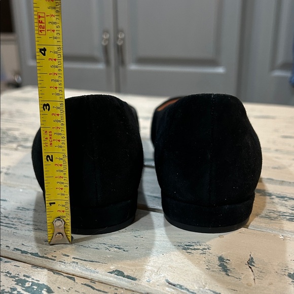 J. Crew Classic Slip-on Black Suede Pointed Toe Flats Shoes Size 8.5 - Picture 5 of 8